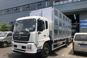 东风天锦单桥6.8米全铝合金畜禽运输车